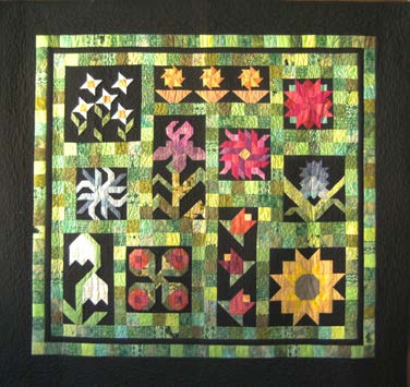 Mathilde Fichter: Block des Monats: Quilt – Flower Power