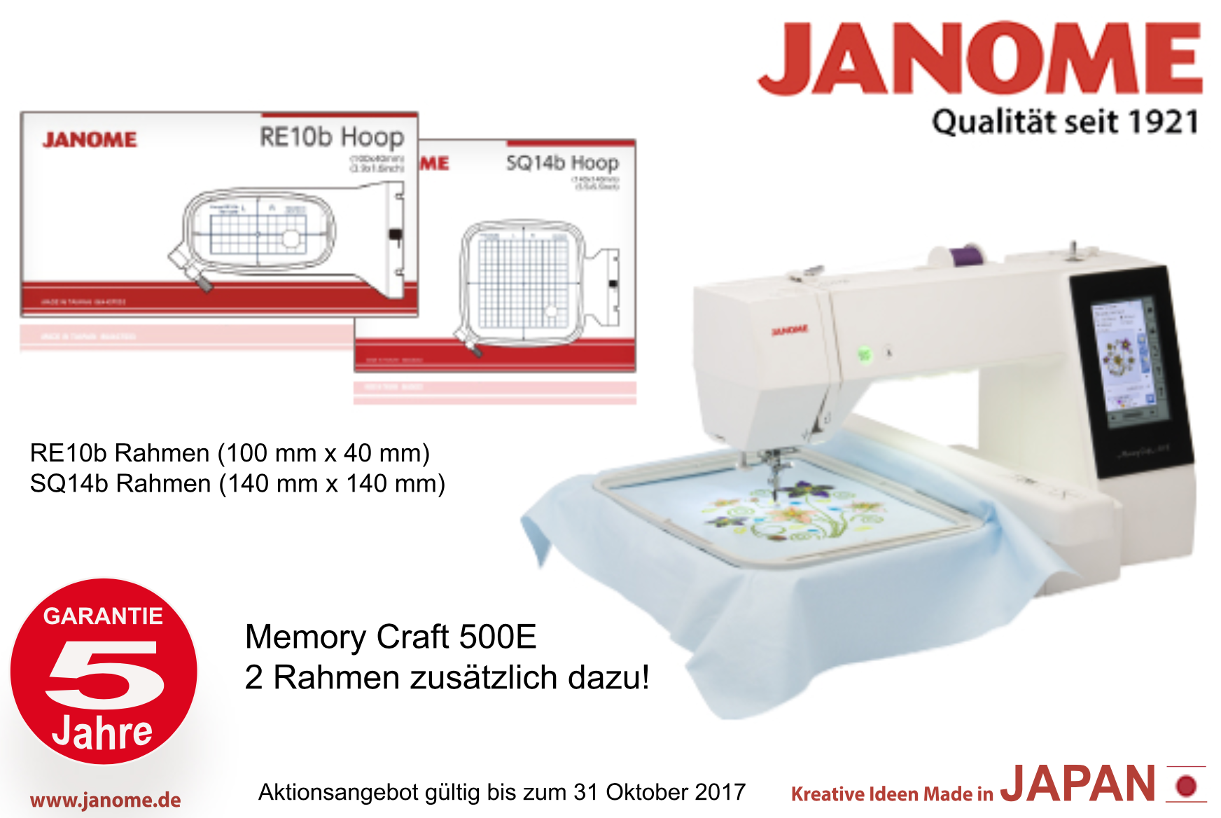 Memory Craft 500E + 2 Rahmen zusätzlich dazu!