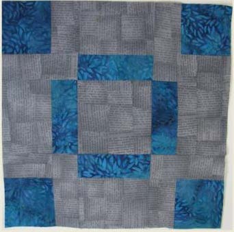 Nine Patch Quilt Block: City Streets