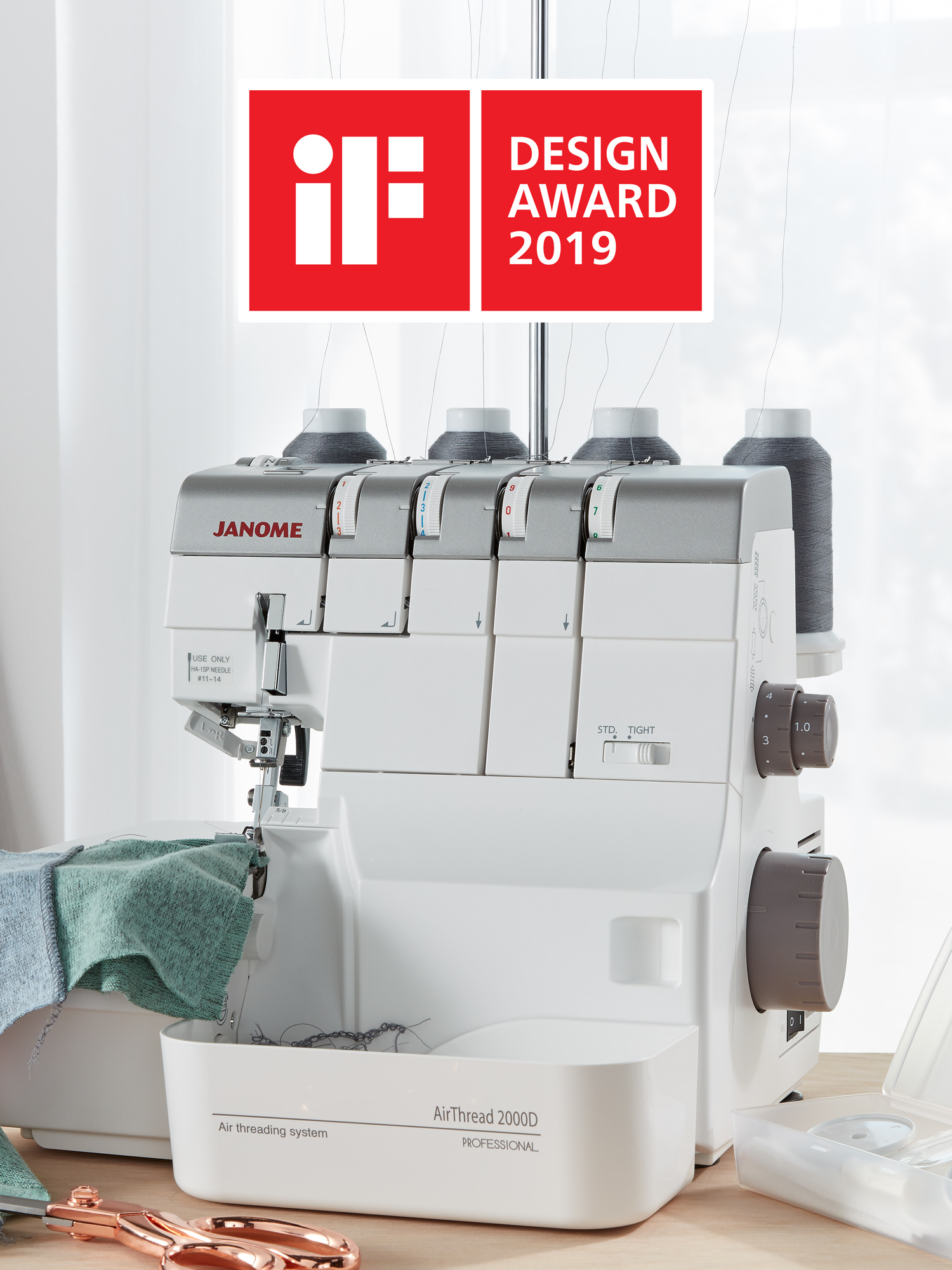 Janome ist Preisträger des iF DESIGN AWARD 2019 - JANOME Deutschland GmbH